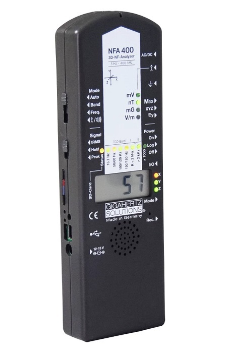 Low Frequency 3D Magnetic & 1D Electric Field Meter Gigahert-Solutions NFA400