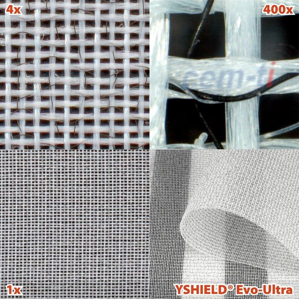 EMF Protective Shielding Fabric Yshield EVO-ULTRA 36dB  for Curtains