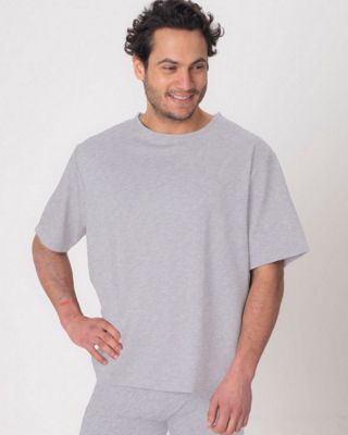 EMF Protective Shielding Men T-Shirt LEBLOK Grey-XL