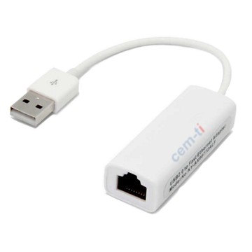 Adaptador USB-Ethernet para conectar el Móvil a Internet mediante Cable