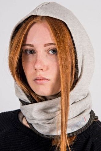 EMF Protective Shielding Hooded Scarf for Women Ecologa TALA