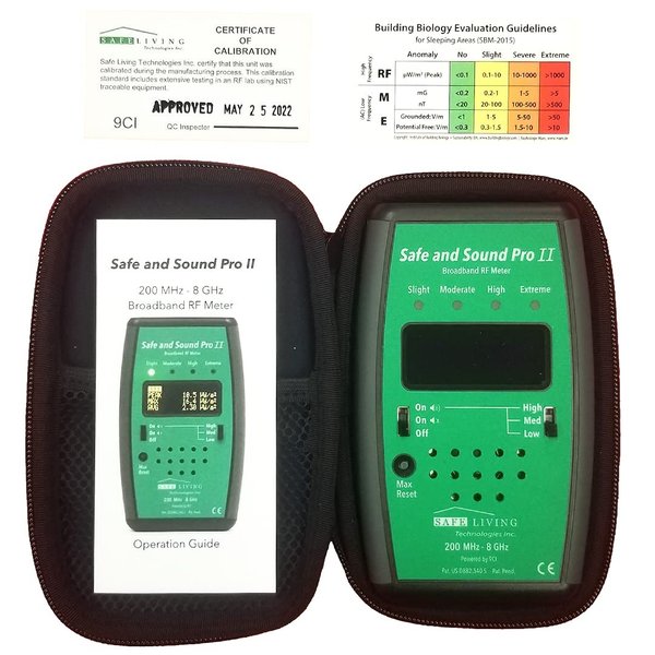 Medidor Radiaciones AF 5G Safe & Sound PRO II - SSP2