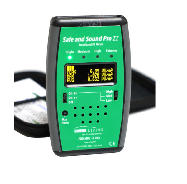 Medidor Radiaciones AF 5G Safe & Sound PRO II - SSP2