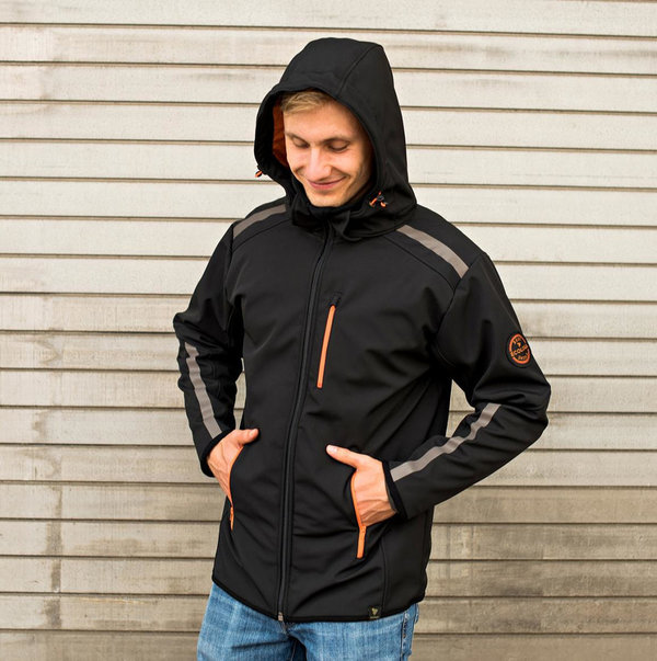 EMF Shielding Protective Men Softshell Jacket - ADRIC
