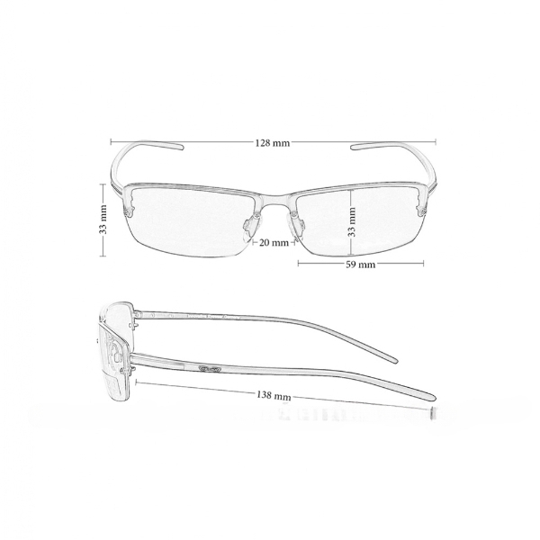 Blue Light Protection Filtered Glasses Prisma P1 Lite for Resting